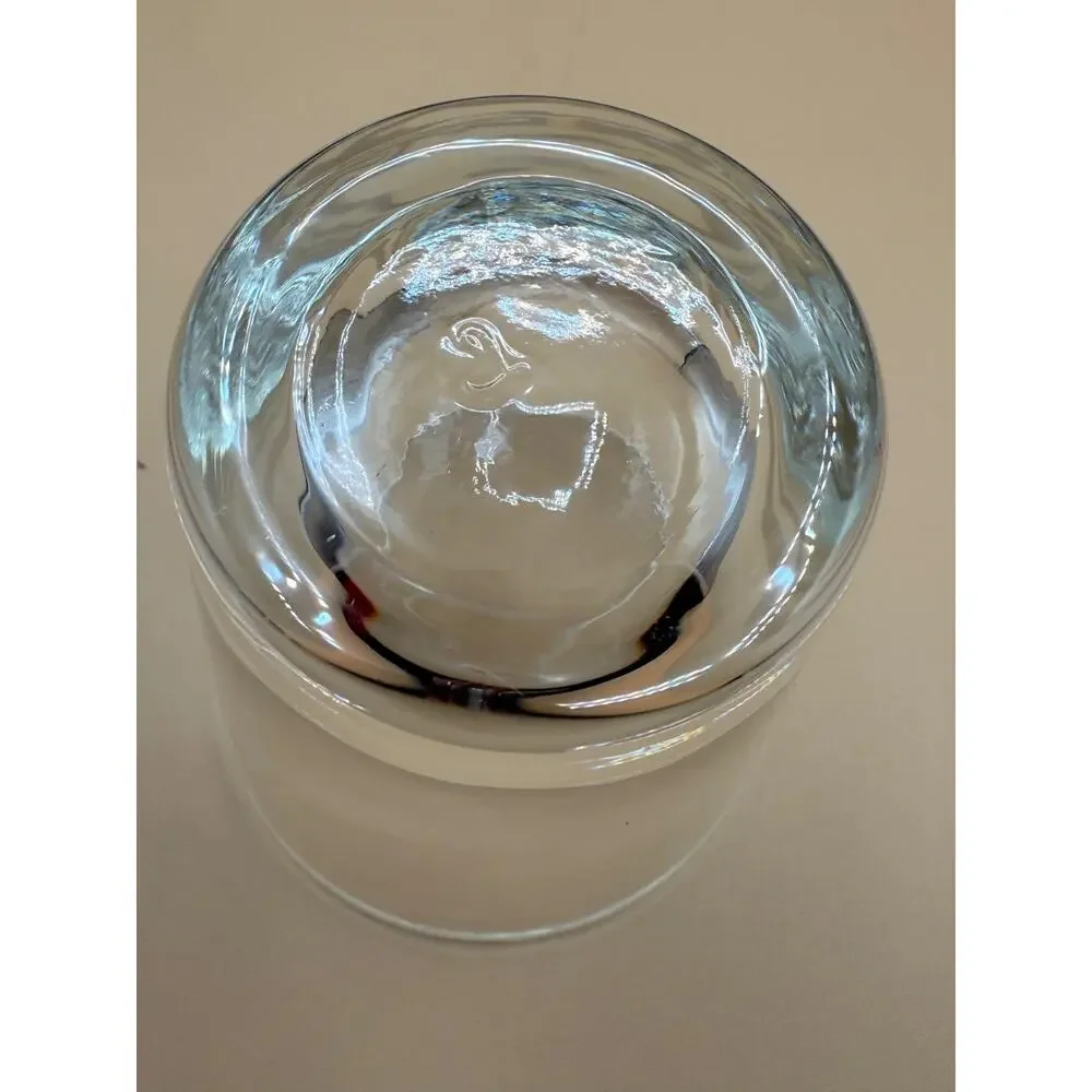 Libbey Heavy Base Lowball Rocks Whiskey Glasses Set of 4 Clear Barware USA